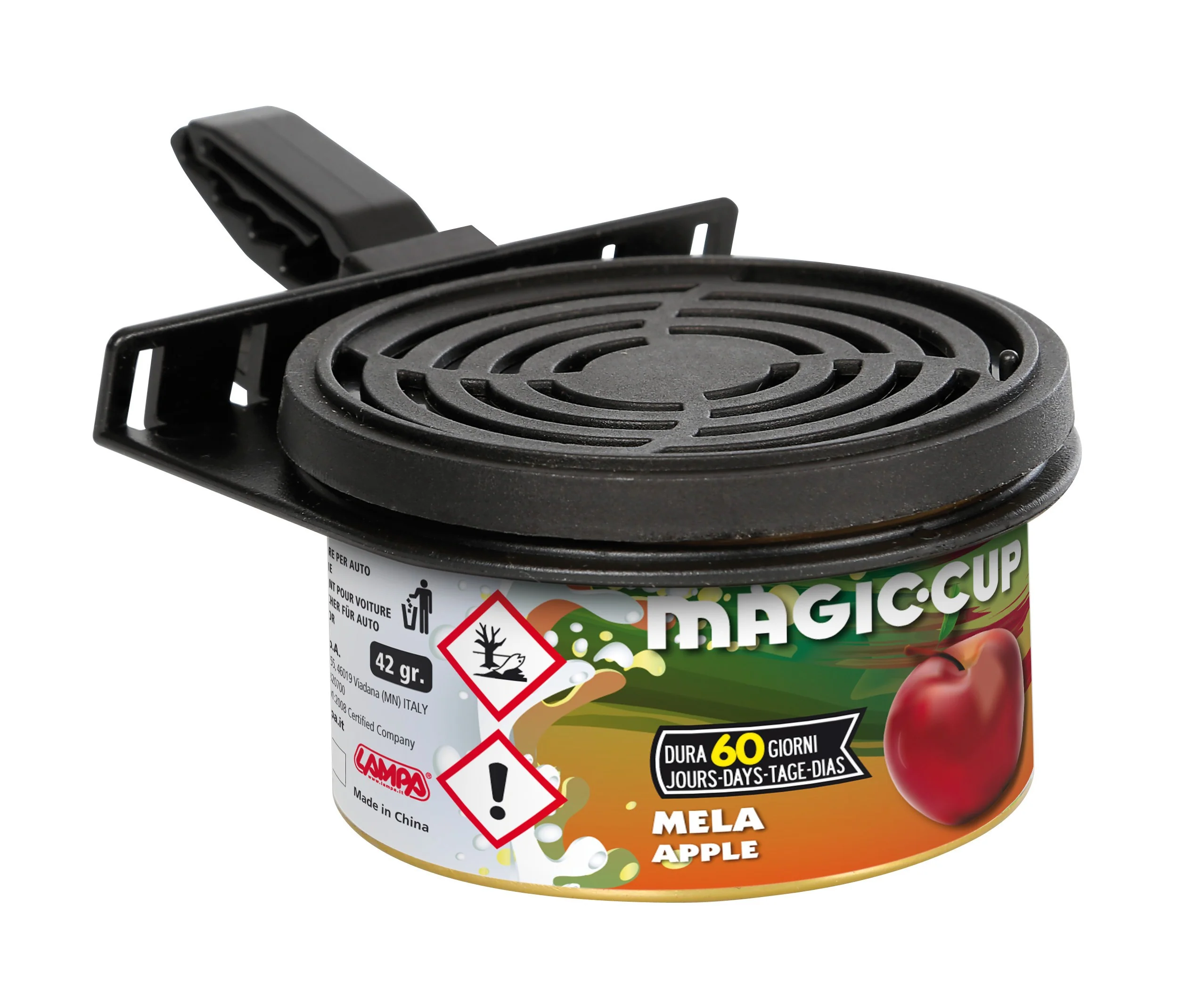 Magic Cup Vent-Clip Fruit, Deodorant - Apple