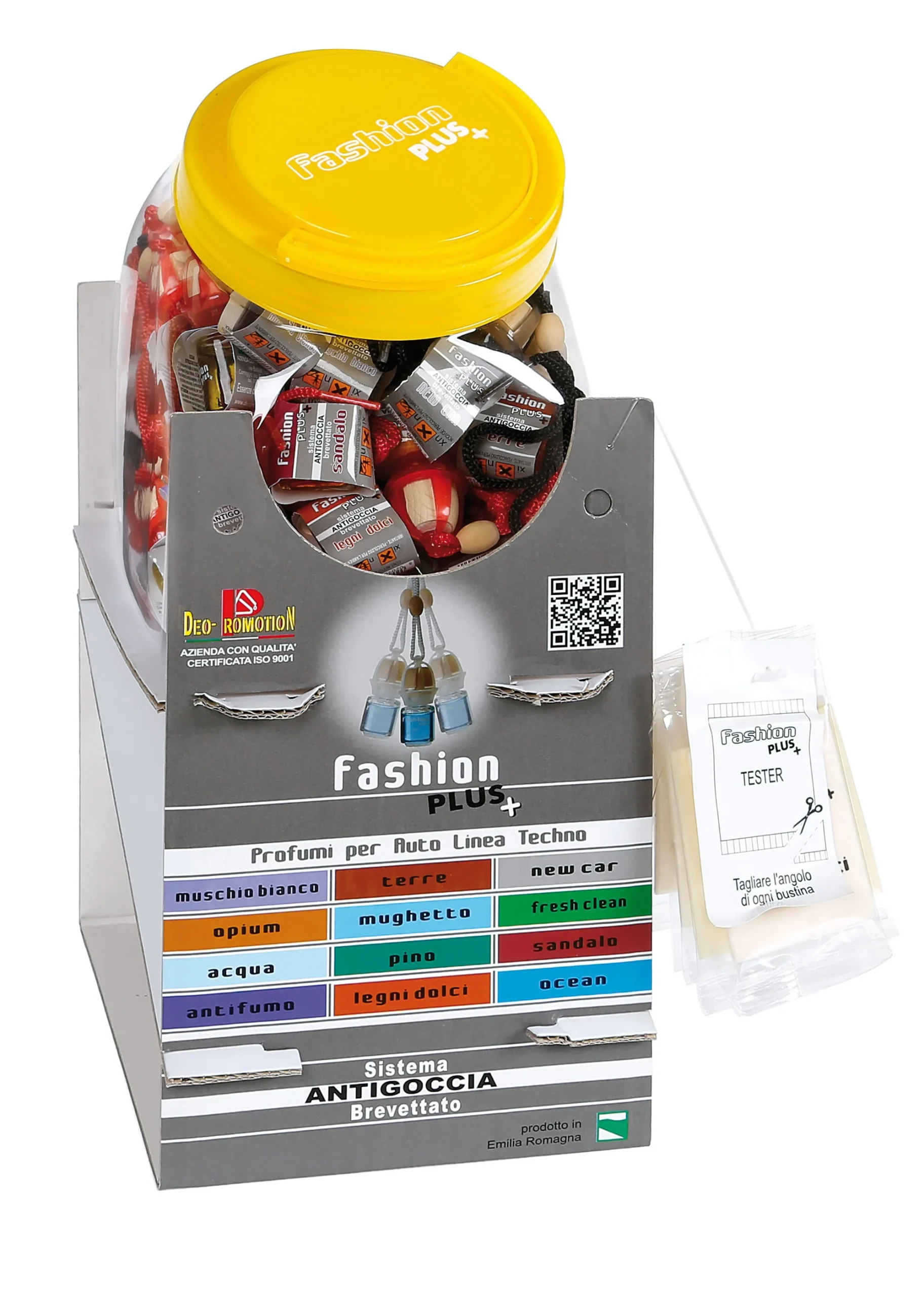 Fashion Plus Techno, deodorant - Display - 48 assorted pcs