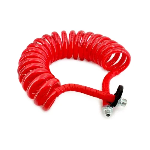 Tubo Aria a Spirale Rosso M16 Maschio