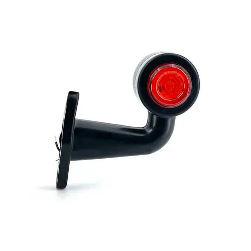 Cornetto Luce Ingombro Led Rossa e Bianca Destra 12/24 volt