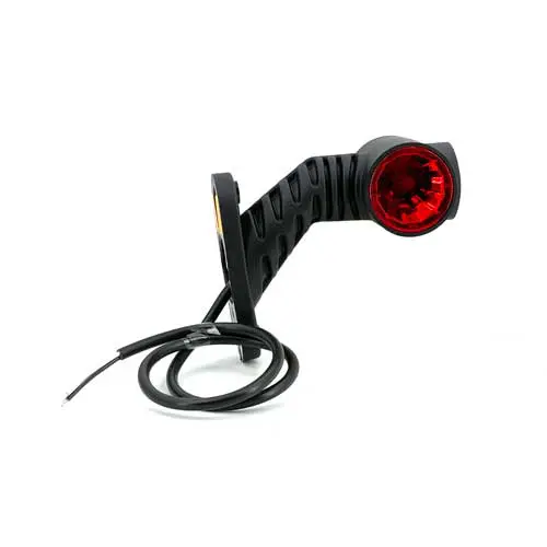 cornetto Luce Ingombro Led Rosso Bianco Arancio 12/24 volt Destro