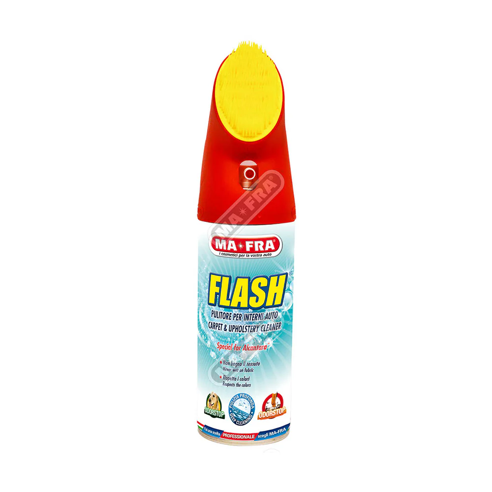 Pulitore a secco interni auto in tessuto FLASH