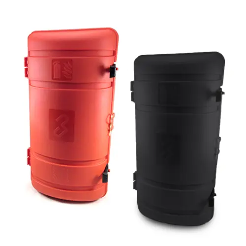 Porta estintore 6Kg slim per camion ADR