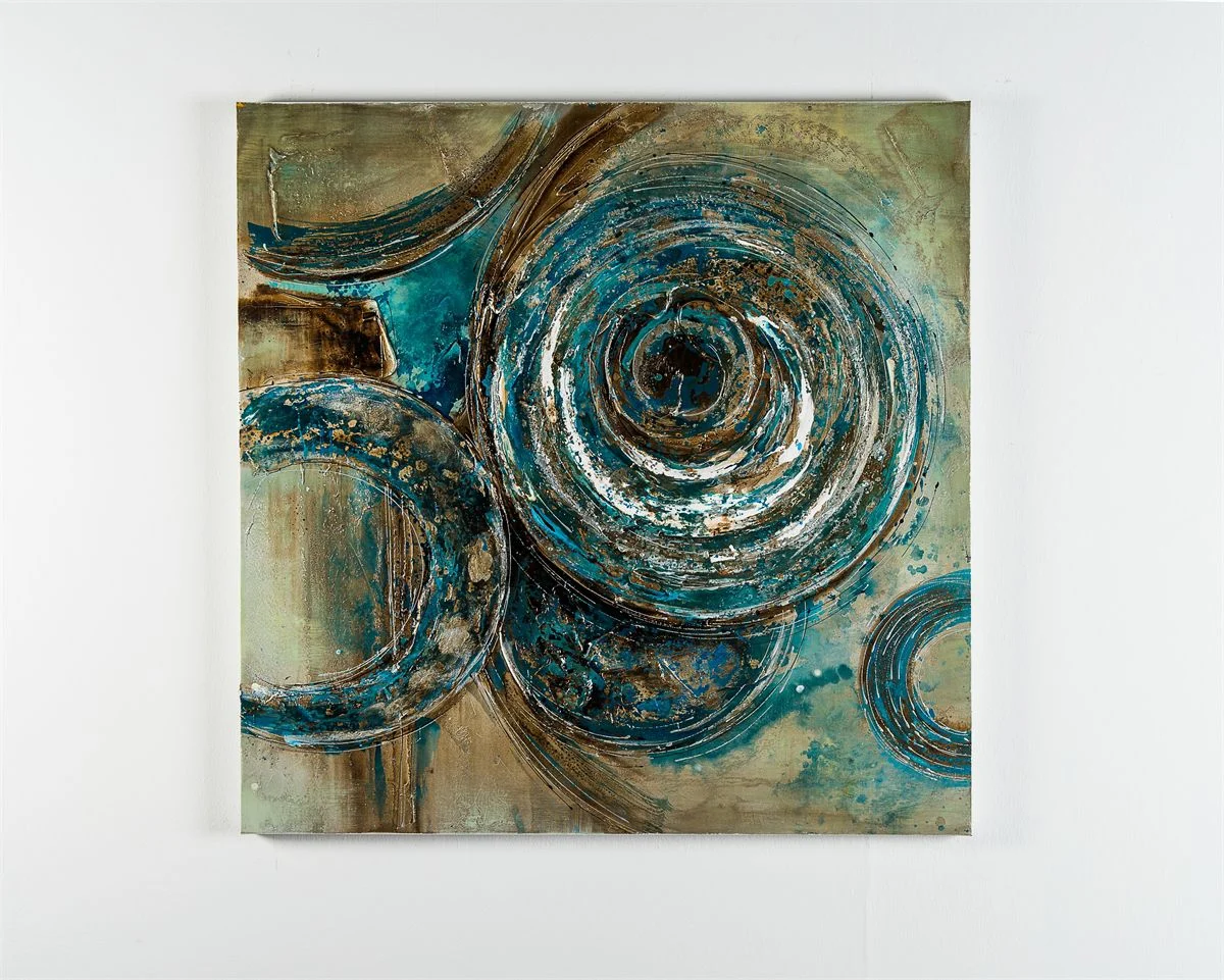 Dipinto a Olio su Tela. Pittura a Pennello e Spatola. Telaio in Legno Dreams