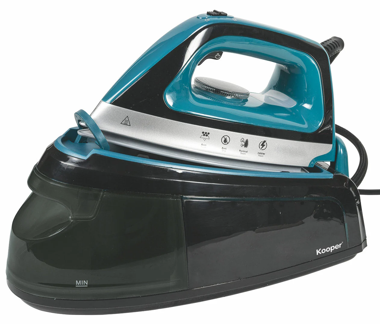 Ferro da Stiro con Caldaia 1,25 Litri 2400W Kooper Skyfall Vapor Turchese