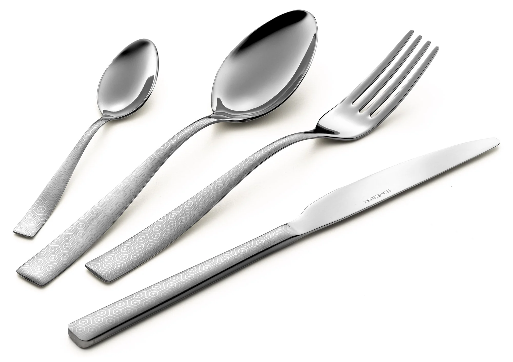 Servizio Set di Posate 24 Pezzi in Acciaio Eme Infinity Seamless