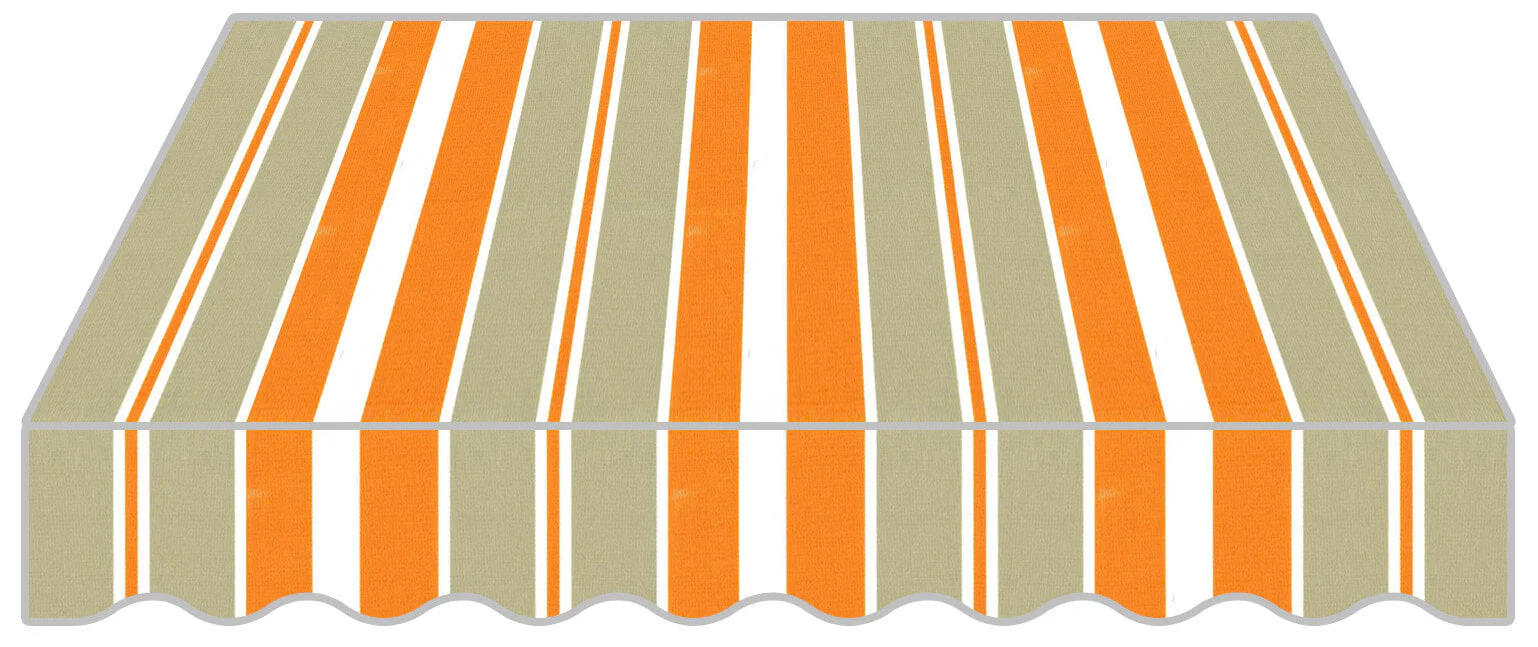Tenda da Sole a Caduta 2x2,5m Tessuto in Poliestere Disegno P3030