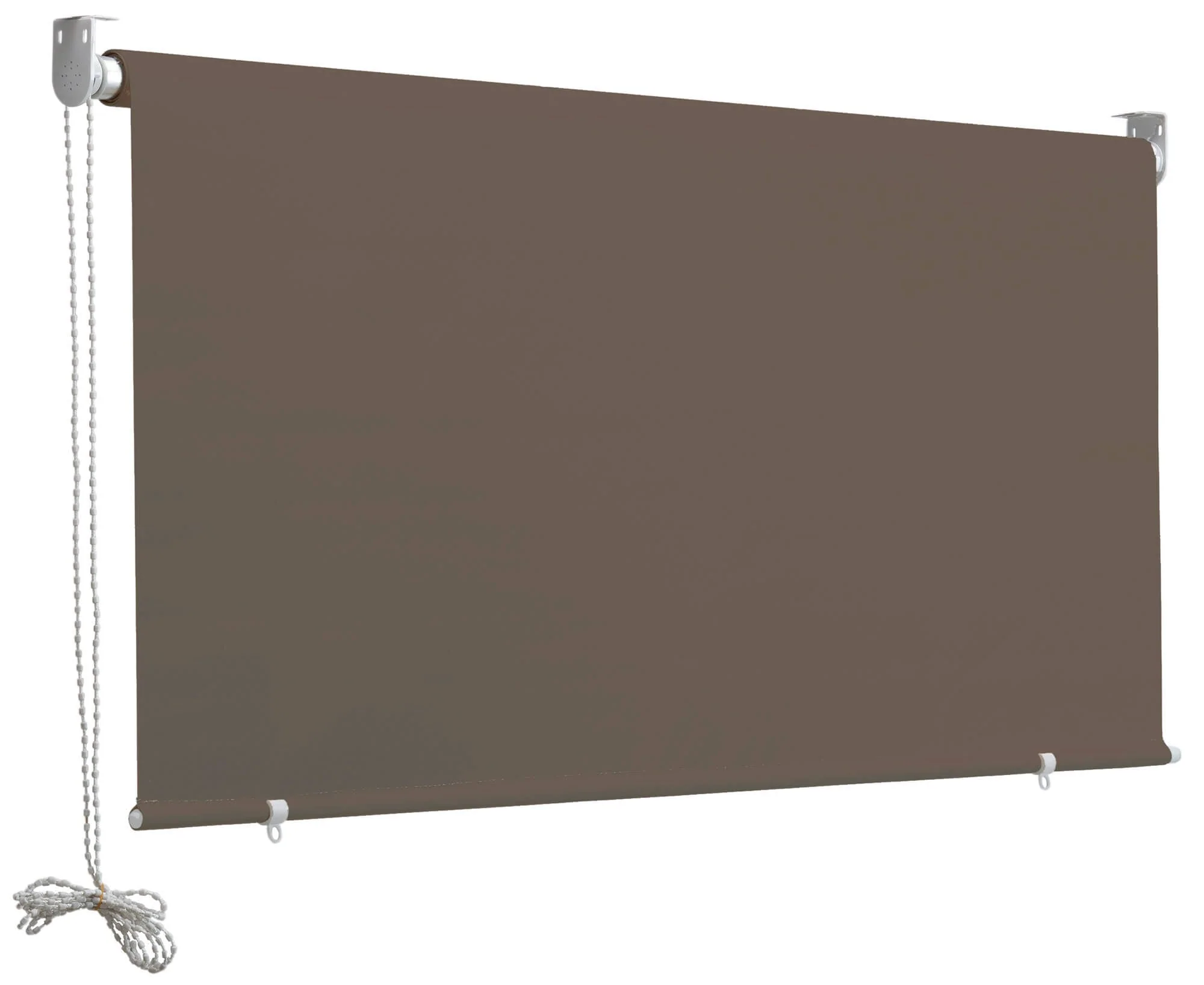 Tenda da Sole a Caduta 2,5x1,5m in Poliestere Marrone
