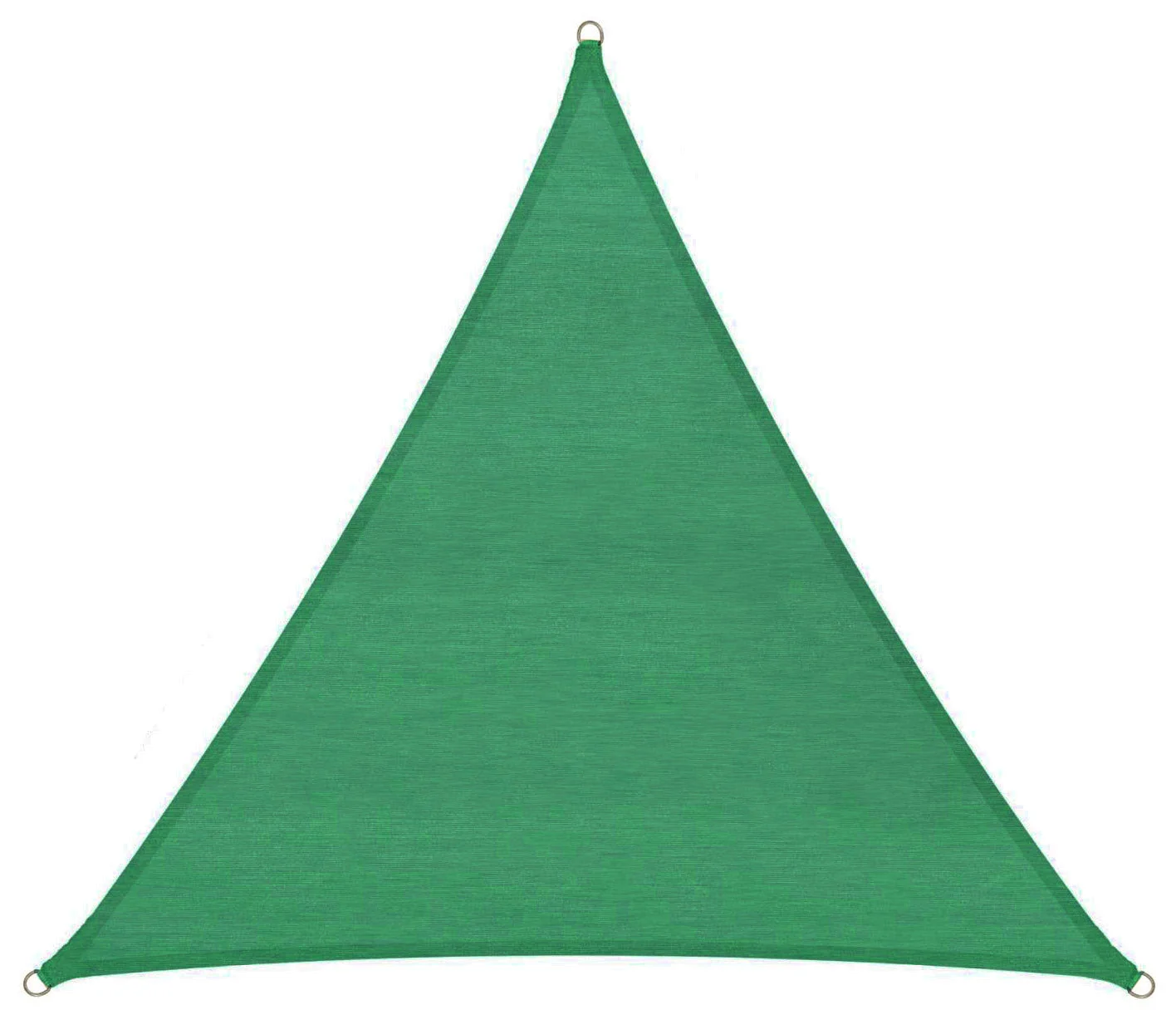 Tenda a Vela Ombreggiante Triangolare 500x500x500 cm in Polietilene Bauer Verde