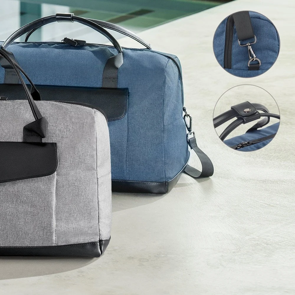 Motion Bag. Borsa da viaggio in 600D cationico e similpelle - 92521