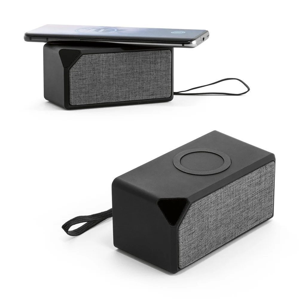 GRUBBS. Altoparlante portatile in ABS con caricatore wireless - 97933